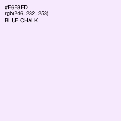 #F6E8FD - Blue Chalk Color Image